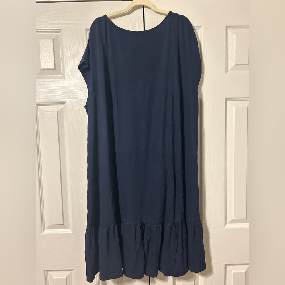 Soft Surroundings 3x Navy Blue Dress - Picture 4 of 7